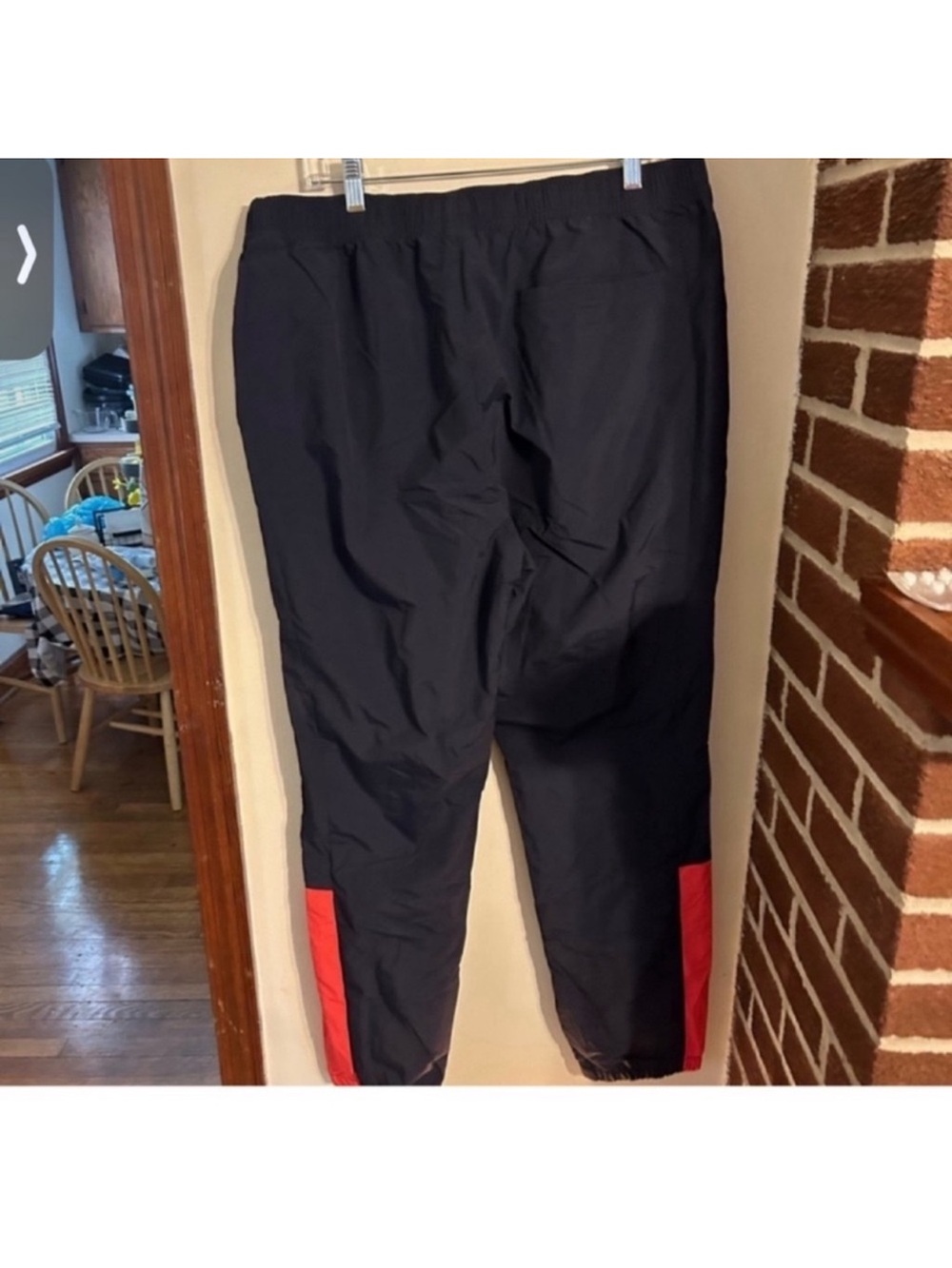 NWT Nautica Men's Size XL Black
Joggers with Red Accents
